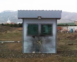 Kurşun Geçirmez Kulübe Balistik Test Fotoğrafları